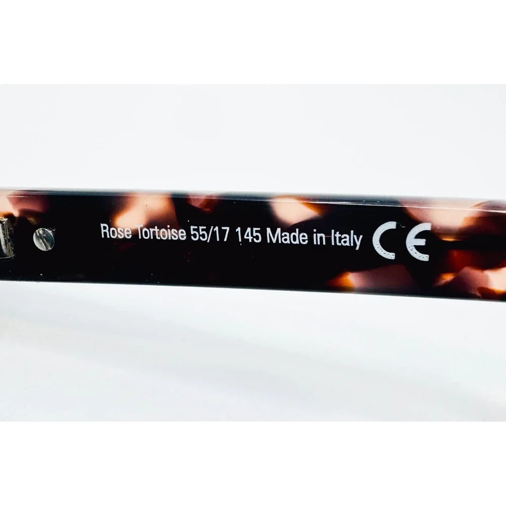 Kirkland Signature Mauna Kea Eyeglasses Womens Rose Tortoise Italy 55-17-145